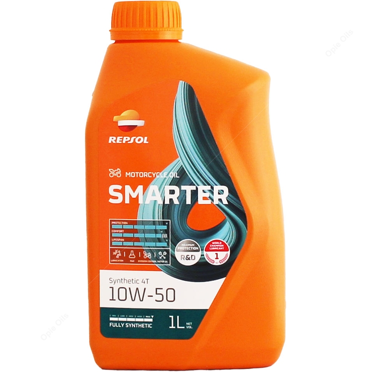 Repsol Smarter Synthetic T W Fully Synthetic Motorcycle Engine Oil