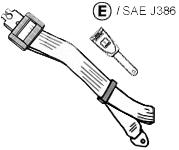 Diagram of Securon Seat Belt - Static Lap