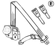 Diagram of Securon Seat Belt - Auto Lap & Diagonal