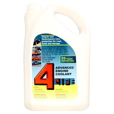 4-Life (Forlife) Advanced Engine Antifreeze & Coolant For Classic Cars - 5 Litre