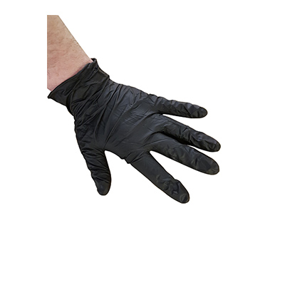 Black Rhino Premium Heavy Duty Nitrile Gloves Black Pack of 100