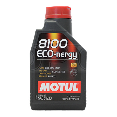 MOTUL 8100 Synthetic Eco-Nergy Synthetic Oil, 1L & 5L - 5W30