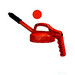 Oil Safe Stretch Spout Lid - Red