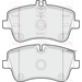 Apec Black Brake Pads PAD1166B - Set
