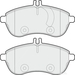 Apec Blue Brake Pads - PD3223 - Set