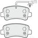 Apec Blue Brake Pads - PD3271 - Set
