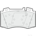 Apec Blue Brake Pads - PD3325 - Set