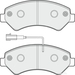 Apec Blue Brake Pads - PD3355 - Set