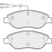 Apec Blue Brake Pads - PD3555 - Set