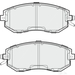 Apec Blue Brake Pads - PD3571 - Set