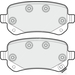 Apec Blue Brake Pads - PD3608 - Set