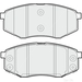 Apec Blue Brake Pads - PD3701 - Set