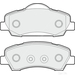Apec Blue Brake Pads - PD3732 - Set