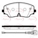 Apec Brake Pads PAD2465 - Set