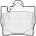 Apec Braking PAD1156 - Set