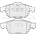 Apec Braking PAD1186 - Set