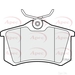 Apec Braking PAD1190 - Set