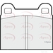 Apec Braking PAD121 - Set