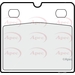 Apec Braking PAD1422 - Set