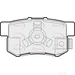 Apec Braking PAD1457 - Set