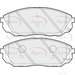 Apec Braking PAD1556 - Set