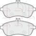Apec Braking PAD1565 - Set