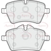 Apec Braking PAD1577 - Set