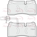 Apec Braking PAD1613 - Set