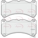 Apec Braking PAD1666 - Set