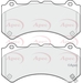 Apec Braking PAD1743 - Set