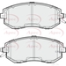 Apec Braking PAD1868 - Set