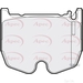 Apec Braking PAD2181 - Set