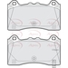 Apec Braking PAD2185 - Set