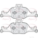 Apec Braking PAD2187 - Set