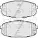 Apec Braking PAD2217 - Set