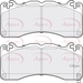 Apec Braking PAD2221 - Set