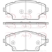 Apec Braking PAD2315 - Set