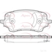 Apec Braking PAD2328 - Set
