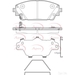 Apec Braking PAD2356 - Set