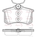 Apec Braking PAD2367 - Set