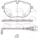 Apec Braking PAD2409 - Set