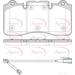 Apec Braking PAD2454 - Set