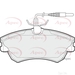 Apec Braking PAD975 - Set