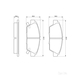 Bosch Brake Pad Set - 09864242 - Set