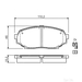 Bosch Brake Pad Set - 09864243 - Set