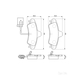 Bosch Brake Pad Set - 09864247 - Set