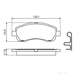 Bosch Brake Pad Set - 09864247 - Set