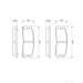 Bosch Brake Pad Set - 09864611 - Set