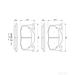 Bosch Brake Pad Set - 09864611 - Set