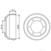 Bosch Brake Drum (DB266) - 098 - Single